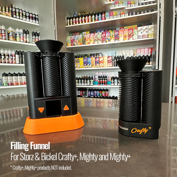 Filling Funnel for Storz & Bickel Crafty+, Mighty and Mighty+  - Wick and Wire Co Melbourne Vaporizer Shop, Victoria Australia