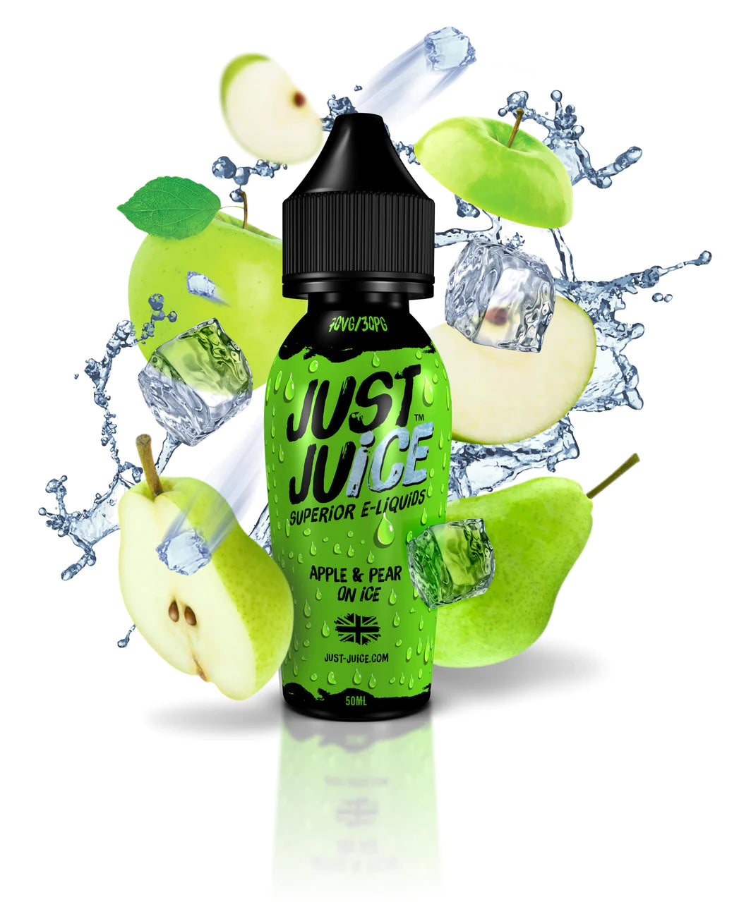 Buy Apple and Pear on Ice by Just Juice - Wick and Wire Co Melbourne Vape Shop, Victoria Australia