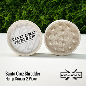 Buy Santa Cruz Shredder Hemp Grinder 2pc - Wick and Wire Co, Melbourne Australia