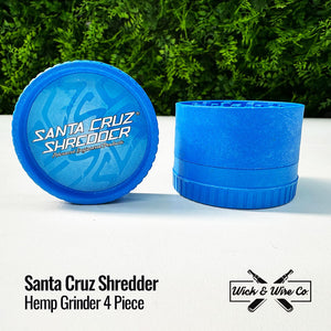 Buy Santa Cruz Shredder Hemp Grinder 4pc - Wick And Wire Co Melbourne Vape Shop, Victoria Australia