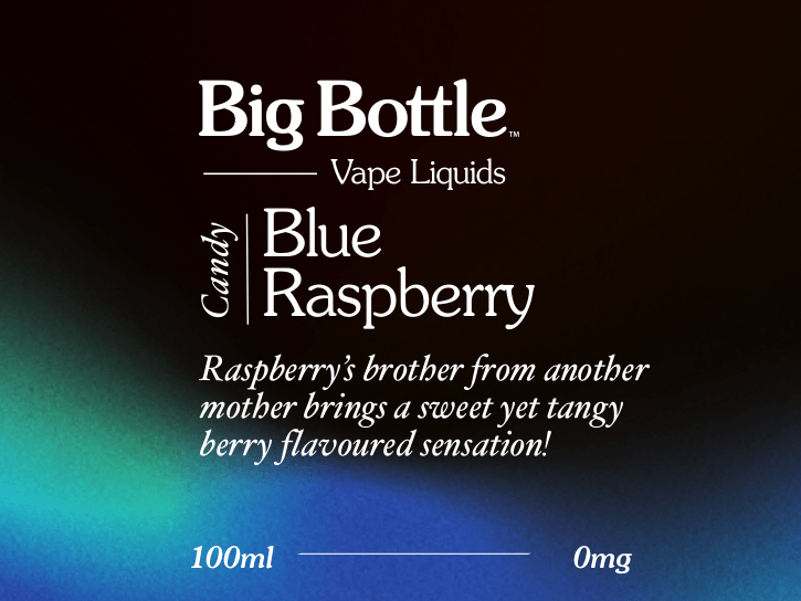 Buy Blue Raspberry by Big Bottle Vape Liquids - Wick And Wire Co Melbourne Vape Shop, Victoria Australia