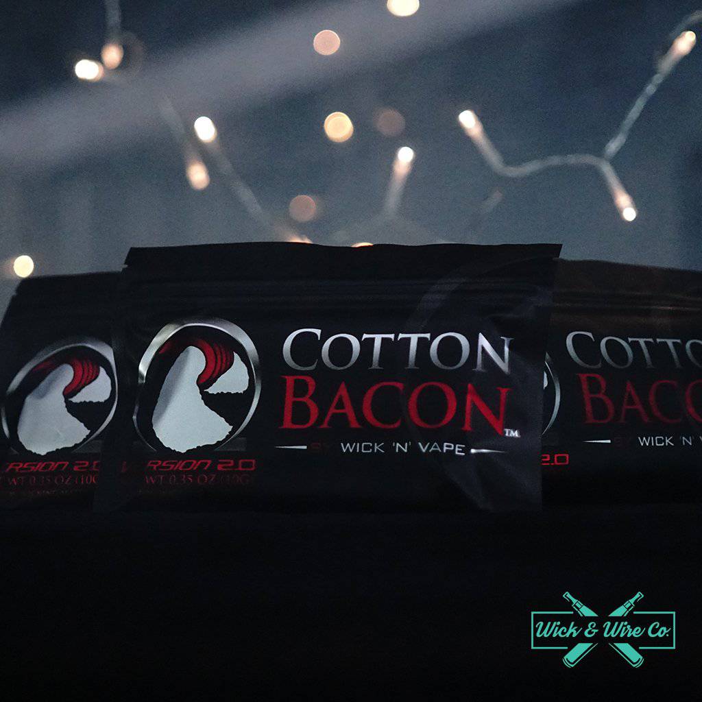 Buy Cotton Bacon V2 by Wick n Vape 10 gram bag - Wick And Wire Co Melbourne Vape Shop, Victoria Australia