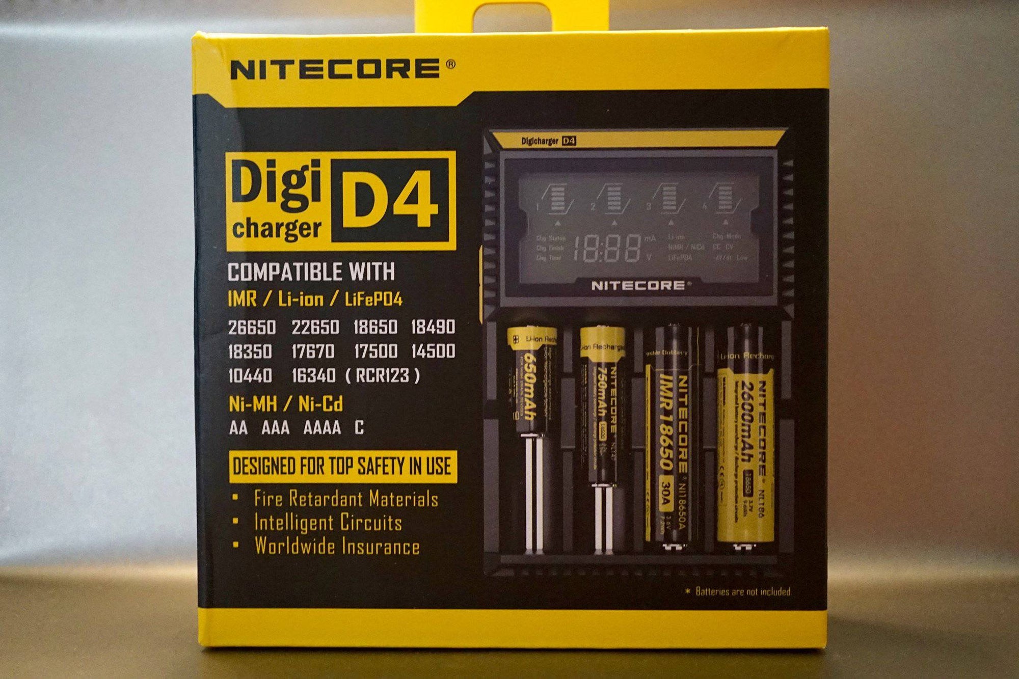 Buy Nitecore Digicharger D4 Battery Charger - Wick And Wire Co Melbourne Vape Shop, Victoria Australia
