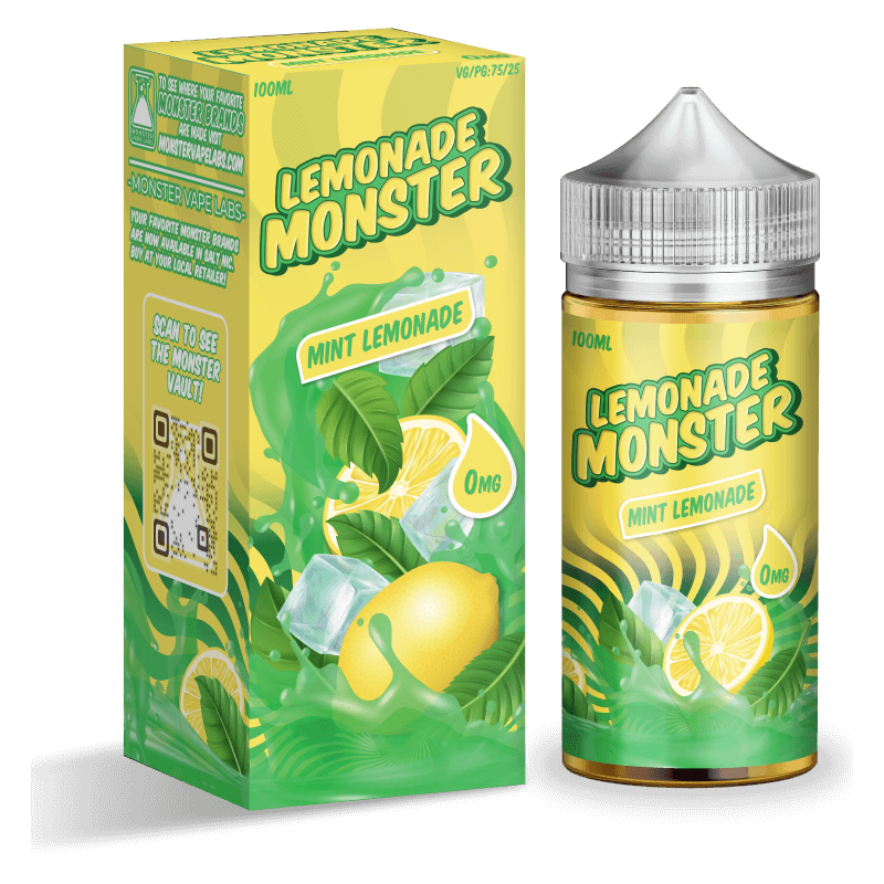 Buy Mint Lemonade Monster E-Liquid - Wick and Wire Co Melbourne Vape Shop, Victoria Australia