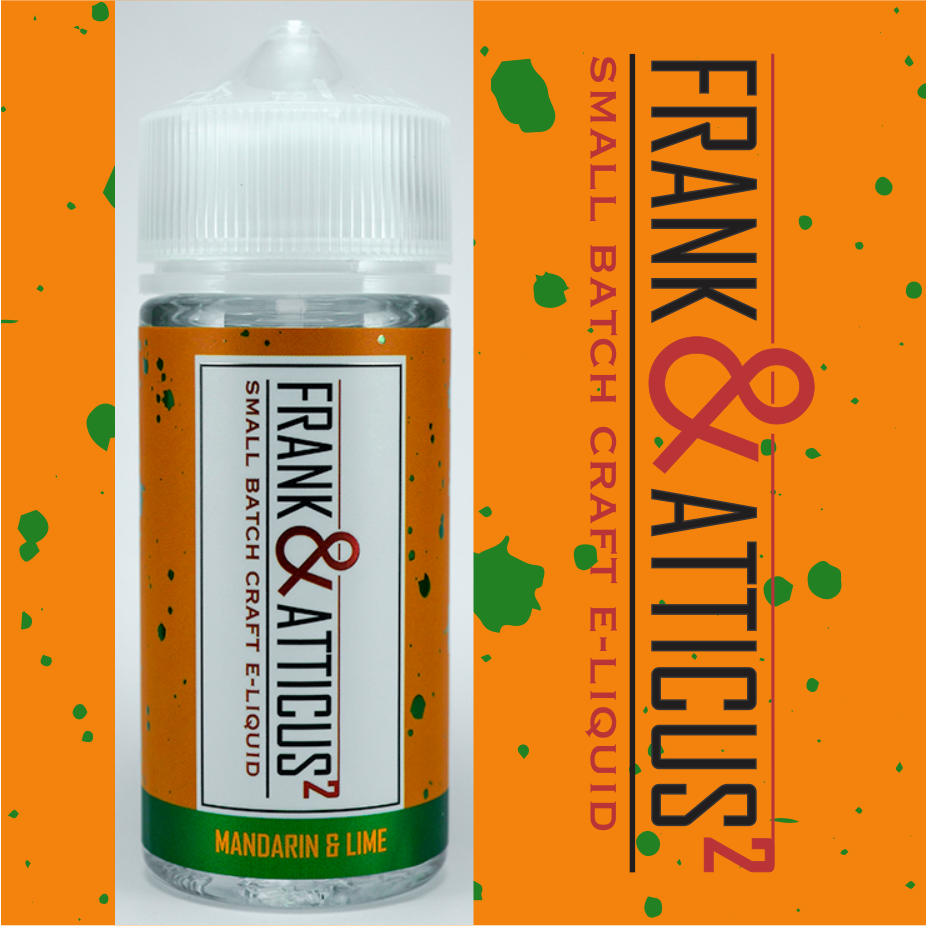 Buy Frank and Atticus Mandarin and Lime Fruit Vape Juice - Wick and Wire Co Melbourne Vape Shop, Victoria Australia