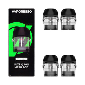 Buy Vaporesso Luxe Q / QS Replacement Pods Four Pack - Wick and Wire Co Melbourne Vape Shop, Victoria Australia