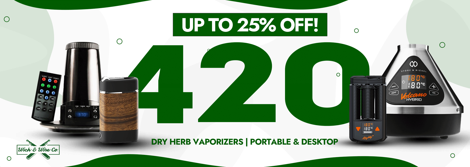 Buy Dry Herb Vaporizer 420 Sale 2024! | Wick and Wire Co, Melbourne Australia 