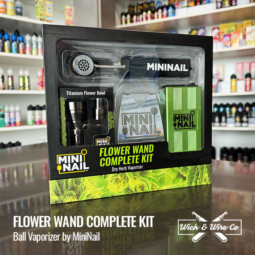 Buy MiniNail Flower Wand Dry Herb Vaporizer - Wick and Wire Co Melbourne Vape Shop, Victoria Australia