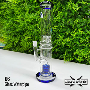 Buy D6 Glass Waterpipe - Wick and Wire Co, Melbourne Australia