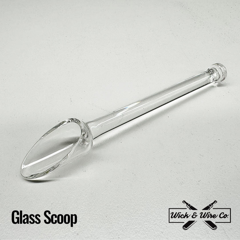 Buy Glass Scoop for Dry Herb Vaporizers - Wick And Wire Co Melbourne Vape Shop, Victoria Australia