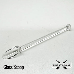 Buy Glass Scoop for Dry Herb Vaporizers - Wick And Wire Co Melbourne Vape Shop, Victoria Australia
