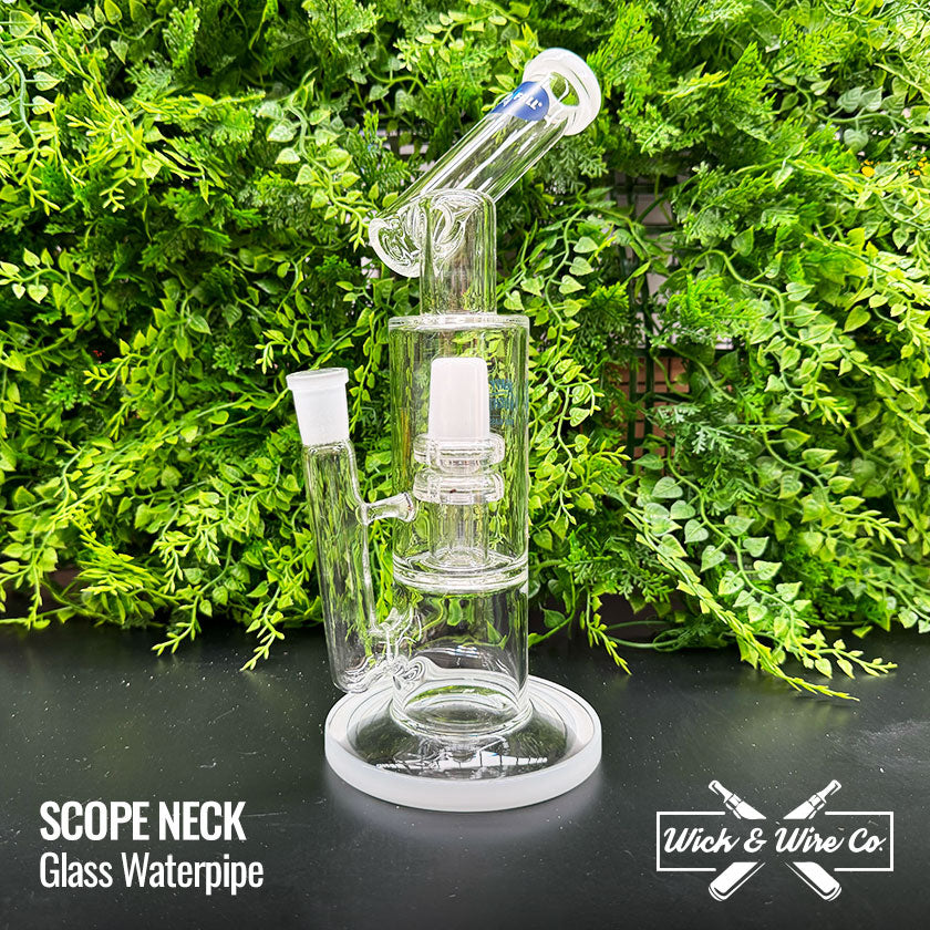 Buy Scope Neck Glass Percolator Waterpipe - Wick and Wire Co Melbourne Vape Shop, Victoria Australia