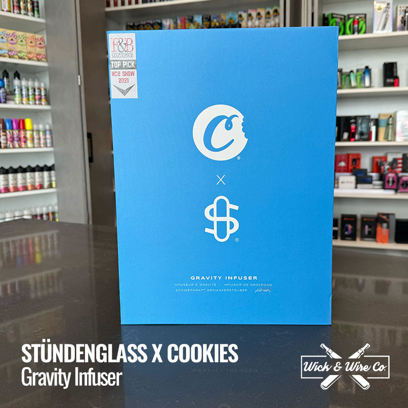 Buy Stündenglass x Cookies Gravity Infuser - Wick and Wire Co Melbourne Dry Herb Vape Shop, Victoria Australia