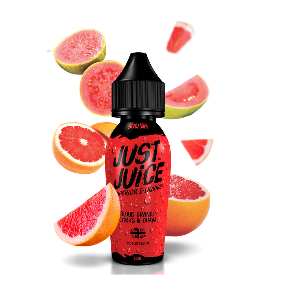 Buy Blood Orange, Citrus and Guava by Just Juice - Wick and Wire Co Melbourne Vape Shop, Victoria Australia