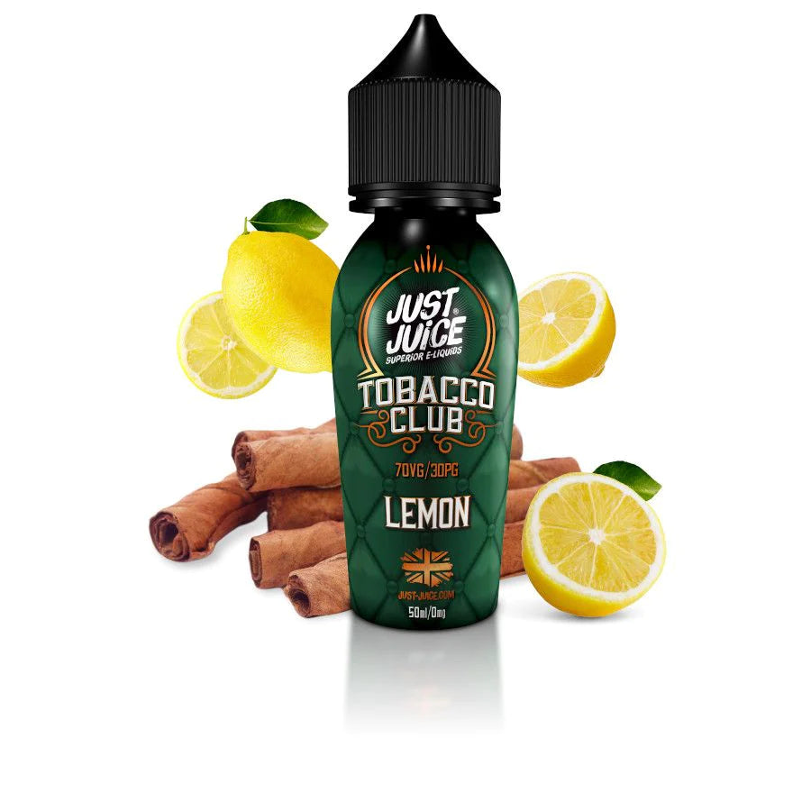 Buy Lemon Tobacco by Just Juice - Wick and Wire Co Melbourne Vape Shop, Victoria Australia