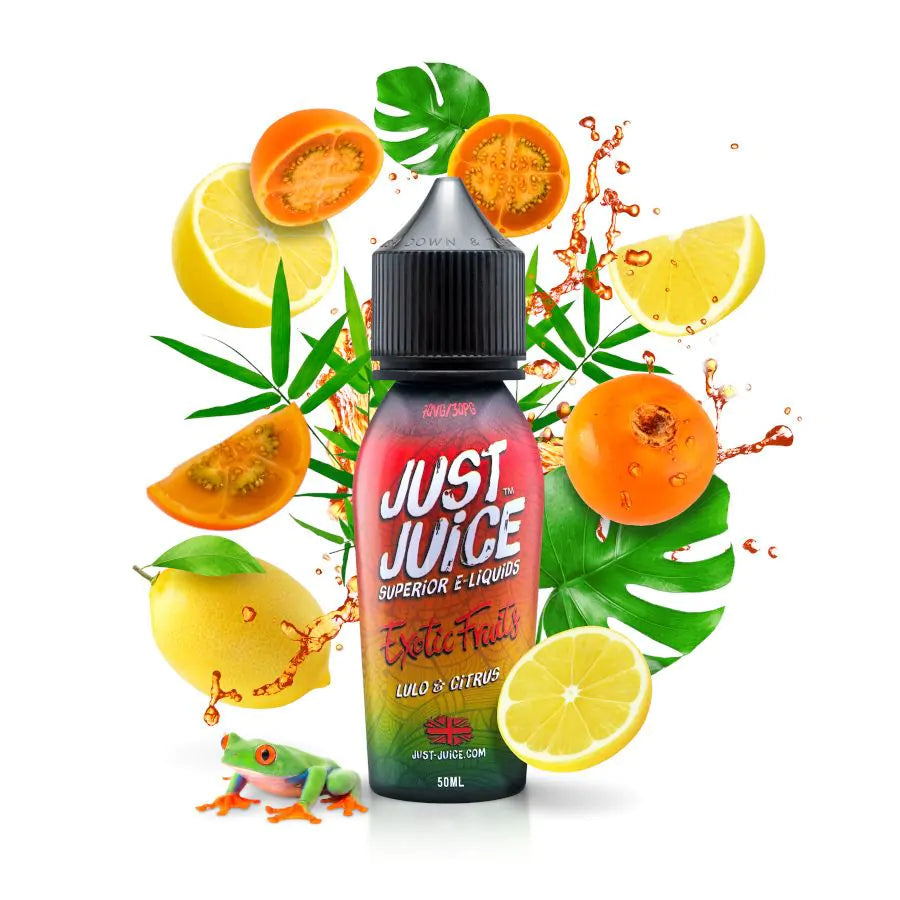 Buy Lulo and Citrus by Just Juice Exotic Fruits - Wick and Wire Co Melbourne Vape Shop, Victoria Australia