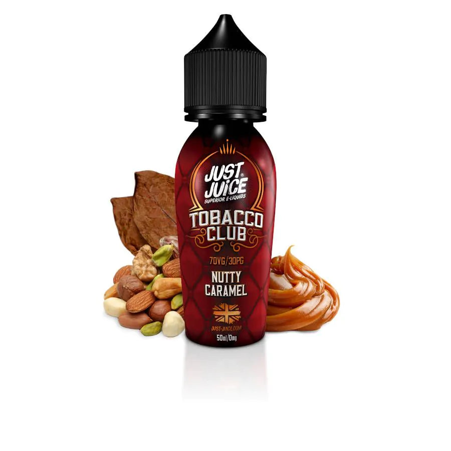 Buy Nutty Caramel Tobacco by Just Juice - Wick and Wire Co Melbourne Vape Shop, Victoria Australia