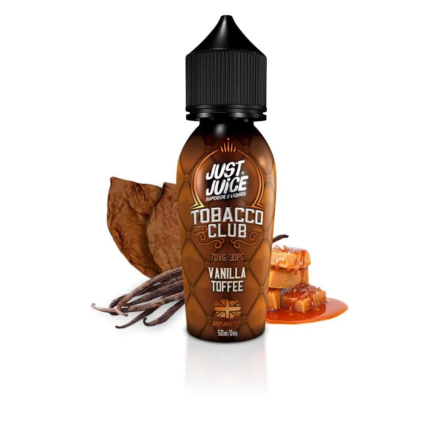Buy Vanilla Toffee Tobacco by Just Juice - Wick and Wire Co Melbourne Vape Shop, Victoria Australia