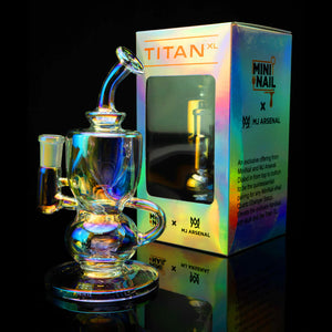 Buy MiniNail x MJ Arsenal Titan Glass Rig - Wick and Wire Co Melbourne Vape Shop, Victoria Australia