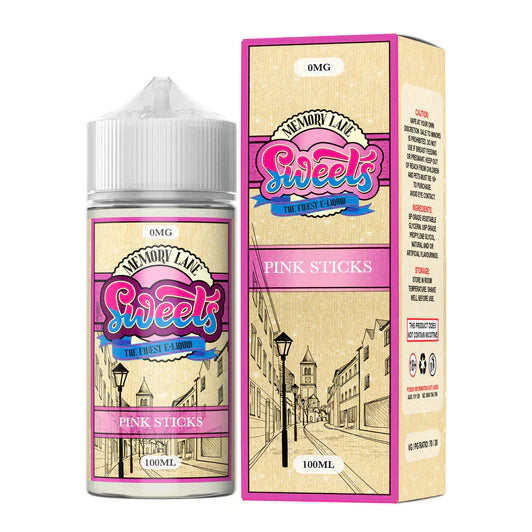 Buy Pink Sticks by Memory Lane Sweets - Wick and Wire Co Melbourne Vape Shop, Victoria Australia