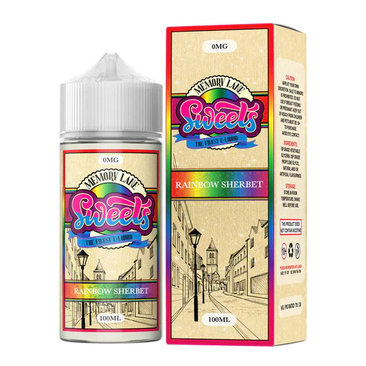 Buy Rainbow Sherbet by Memory Lane Sweets - Wick and Wire Co Melbourne Vape Shop, Victoria Australia