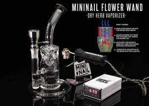 Buy MiniNail Flower Wand Dry Herb Vaporizer - Wick and Wire Co Melbourne Vape Shop, Victoria Australia