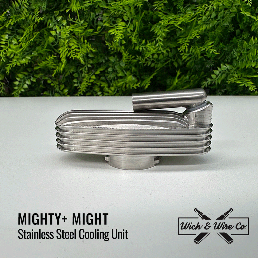 Buy Mighty Plus and Mighty Stainless Steel Cooling Unit - Wick and Wire Co Melbourne Vape Shop, Victoria Australia