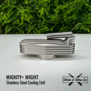 Buy Mighty Plus and Mighty Stainless Steel Cooling Unit - Wick and Wire Co Melbourne Vape Shop, Victoria Australia