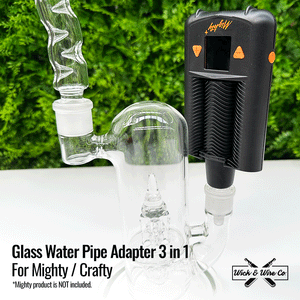Buy Mighty / Crafty Glass Water Pipe Adapter 3 in 1  | Wick and Wire Co, Melbourne Australia