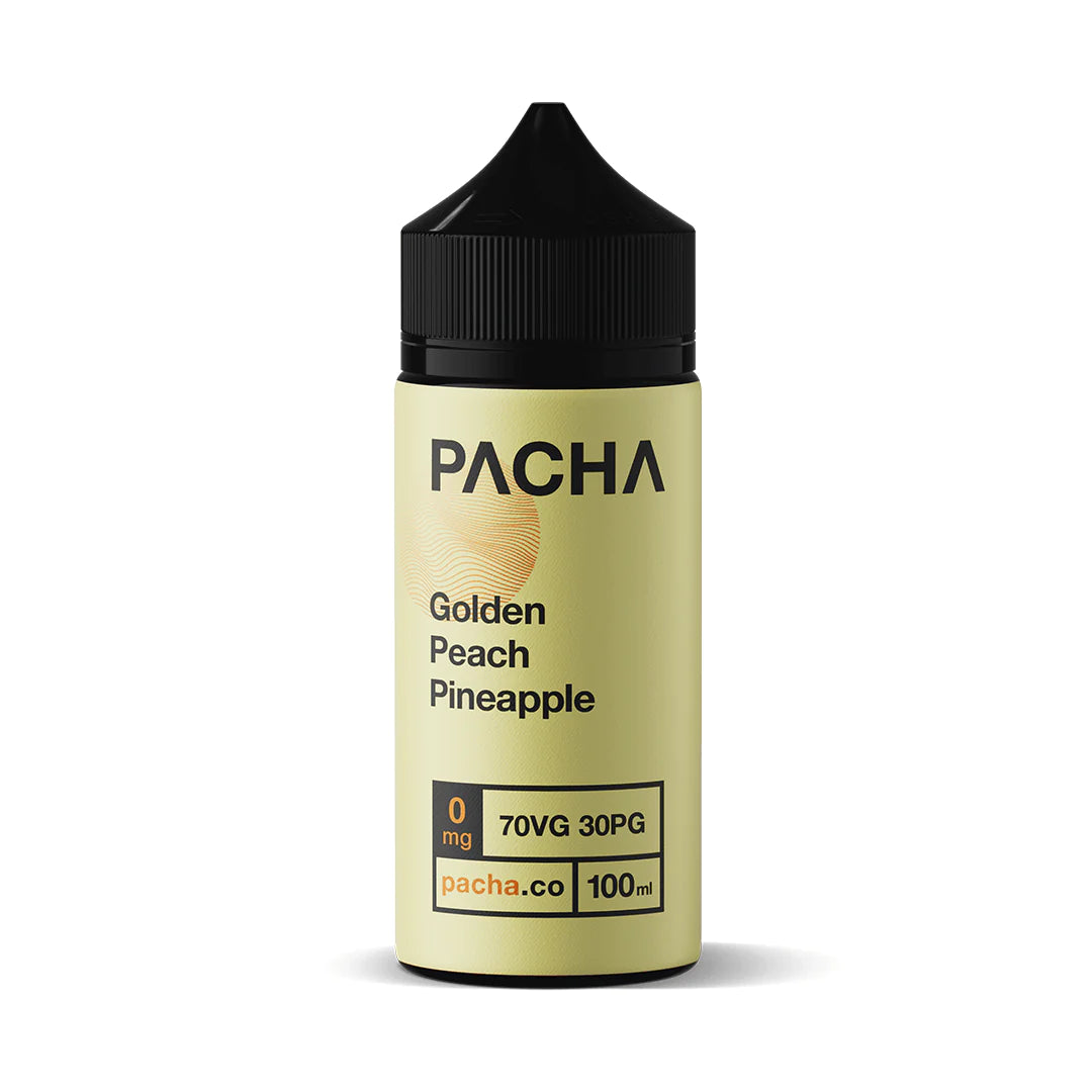 Buy Golden Peach Pineapple by Pacha Mama - Wick and Wire Co Melbourne Vape Shop, Victoria Australia