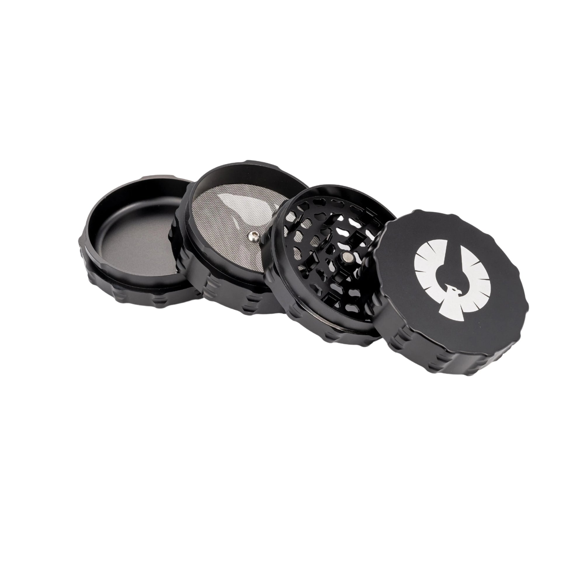 Buy Phoenician Large 4 Piece Flat Top Herb Grinder - Wick and Wire Co Melbourne Vape Shop, Victoria Australia