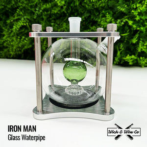 Buy Iron Man Glass Water Pipe - Wick And Wire Co Melbourne Vape Shop, Victoria Australia