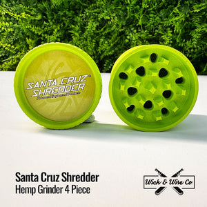 Buy Santa Cruz Shredder Hemp Grinder 4pc - Wick and Wire Co, Melbourne Australia