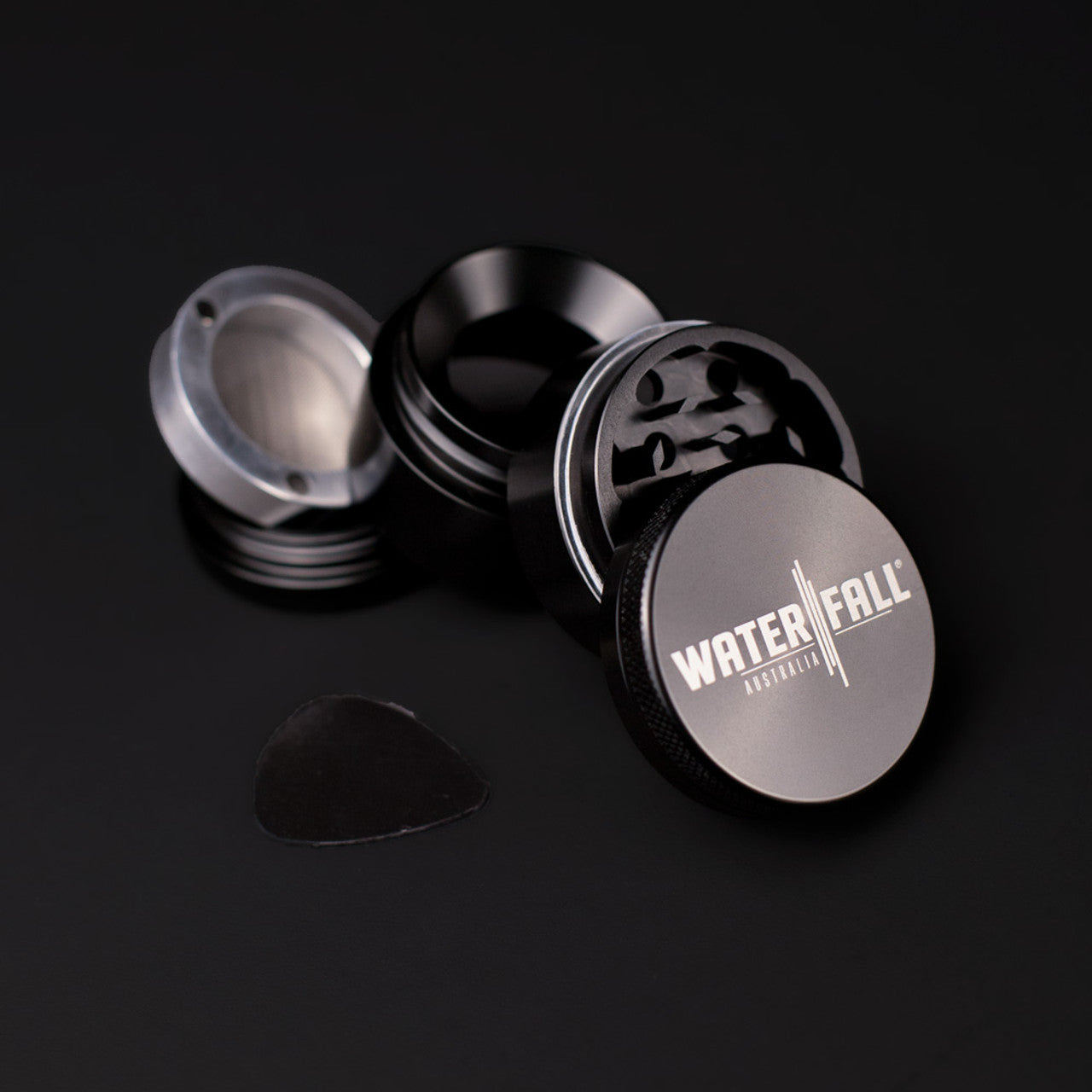 Buy Waterfall 4 Part Grinder 43mm - Wick and Wire Co Melbourne Vape Shop, Victoria Australia