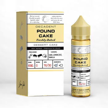 Buy Pound Cake by Glas Basix Series 60ml - Wick And Wire Co Melbourne Vape Shop, Victoria Australia