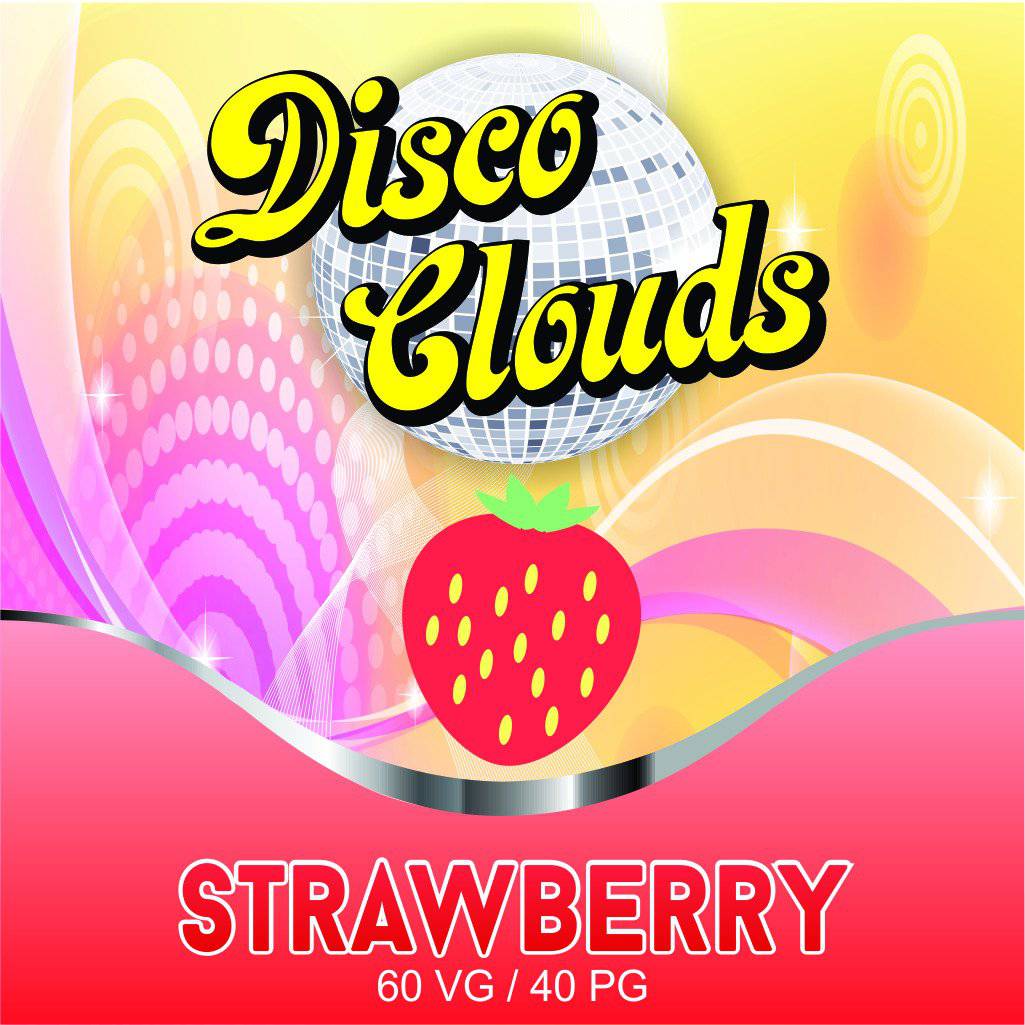 Buy Strawberry Eliquid by Disco Clouds - Wick And Wire Co Melbourne Vape Shop, Victoria Australia