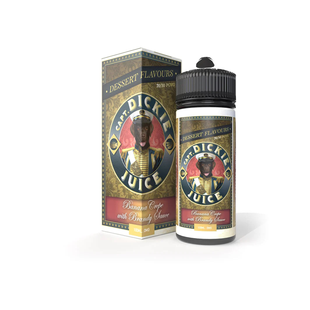 Buy Banana Crepe with Brandy Sauce by Captain Dickies - Wick and Wire Co Melbourne Vape Shop, Victoria Australia