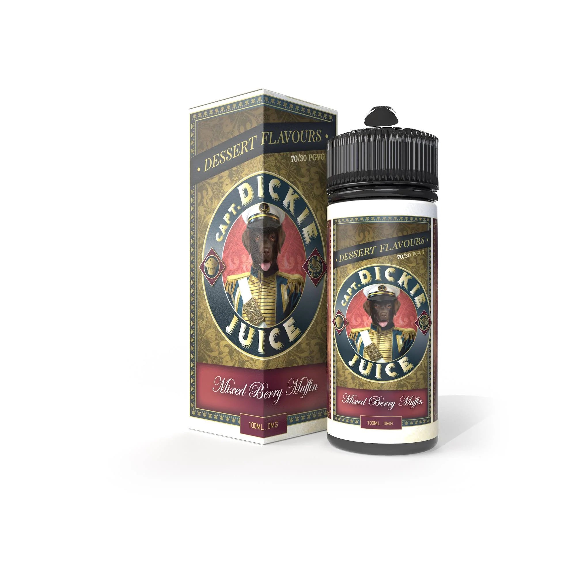 Buy Mixed Berry Muffin by Captain Dickies - Wick And Wire Co Melbourne Vape Shop, Victoria Australia