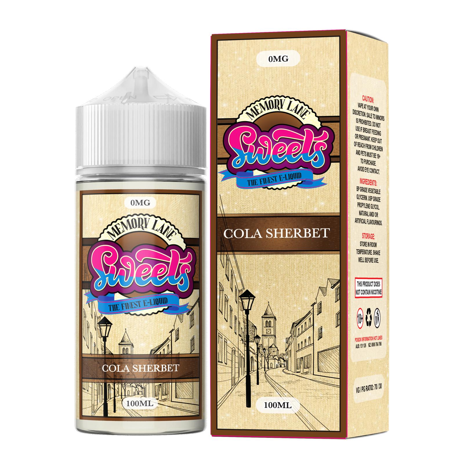 Buy Cola Sherbet by Memory Lane Sweets - Wick And Wire Co Melbourne Vape Shop, Victoria Australia