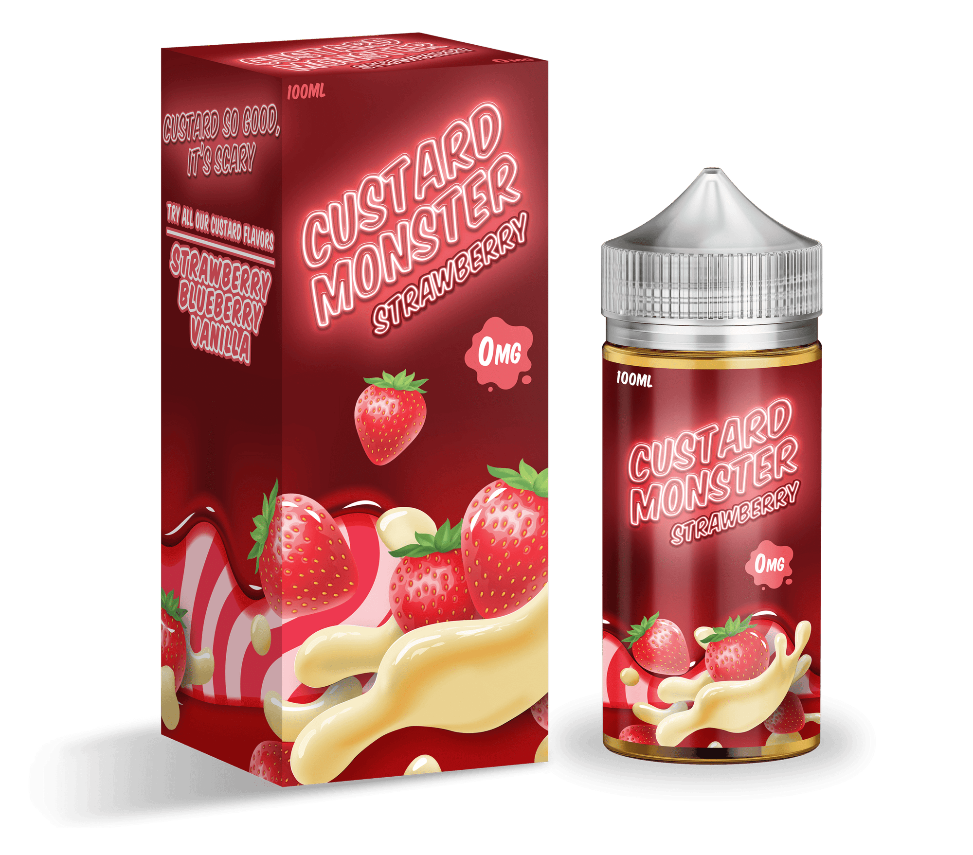 Buy Strawberry Custard by Custard Monster - Wick And Wire Co Melbourne Vape Shop, Victoria Australia