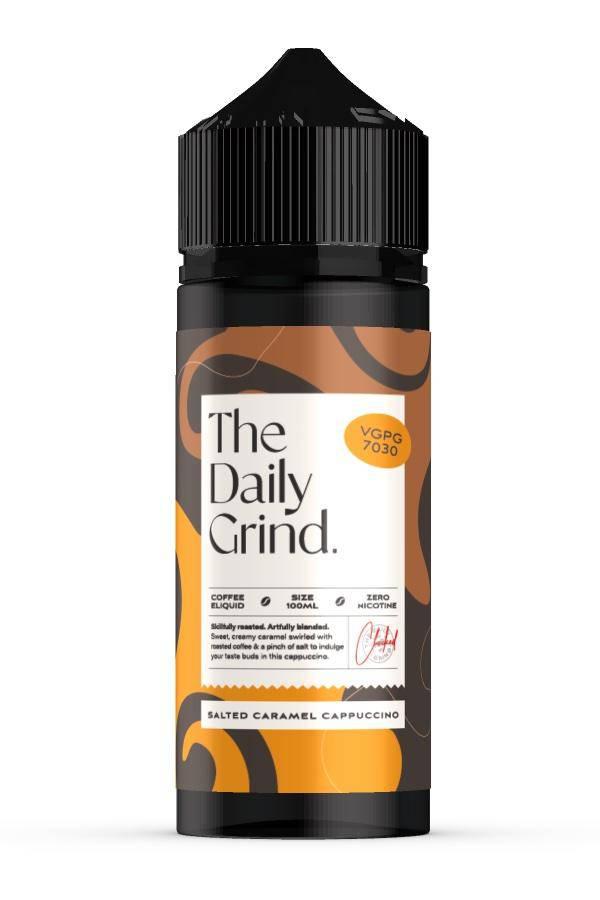 Buy Salted Caramel Cappuccino by The Daily Grind - Wick And Wire Co Melbourne Vape Shop, Victoria Australia