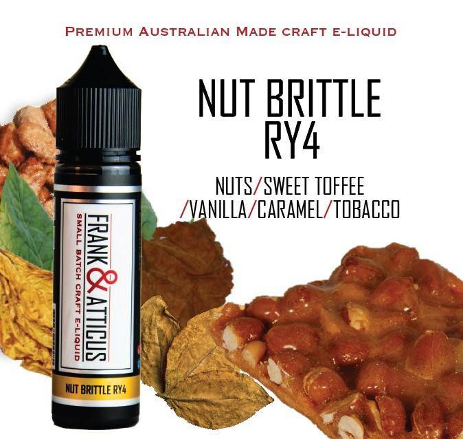 Buy Nut Brittle RY4 by Frank & Atticus - Wick And Wire Co Melbourne Vape Shop, Victoria Australia