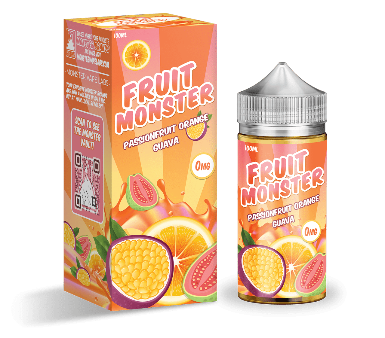 Buy Passionfruit Orange Guava by Fruit Monster Ejuice - Wick And Wire Co Melbourne Vape Shop, Victoria Australia