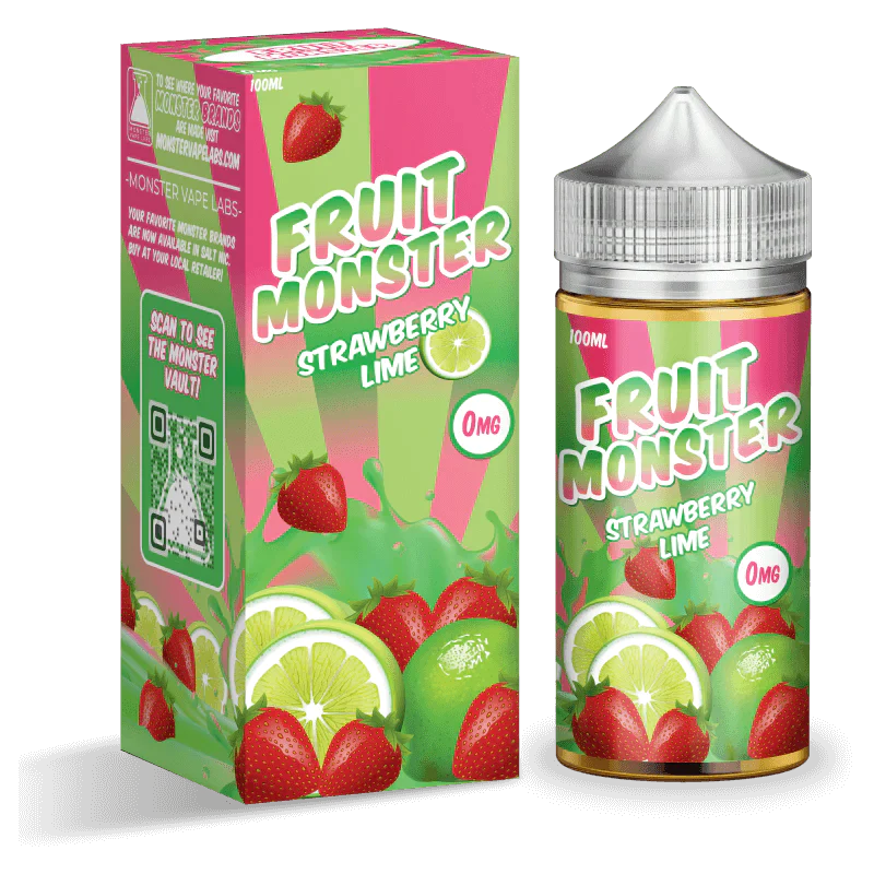 Buy Strawberry Lime by Fruit Monster - Wick And Wire Co Melbourne Vape Shop, Victoria Australia