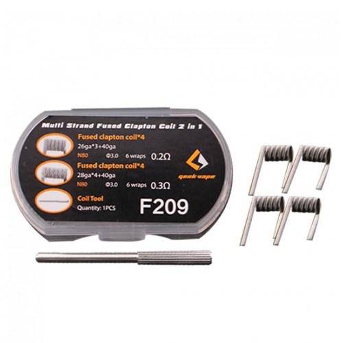 Buy Multi Strand and Fused Clapton Coil 2 in 1 By Geekvape - Wick And Wire Co Melbourne Vape Shop, Victoria Australia