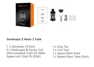 Buy Geekvape Z Nano 2 - Wick and Wire Co Melbourne Vape Shop, Victoria Australia