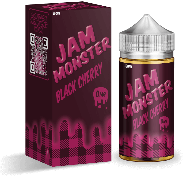 Buy Jam Monster Black Cherry Vape Juice - Wick and Wire Co Melbourne Vape Shop, Victoria Australia