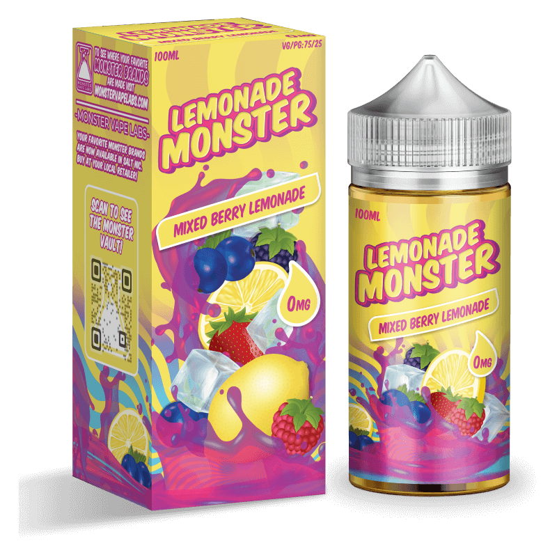 Buy Mixed Berry Lemonade by Lemonade Monster E-Liquid - Wick and Wire Co Melbourne Vape Shop, Victoria Australia
