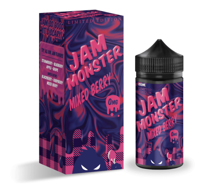 Buy Mixed Berry Jam by Jam Monster Ejuice - Wick And Wire Co Melbourne Vape Shop, Victoria Australia