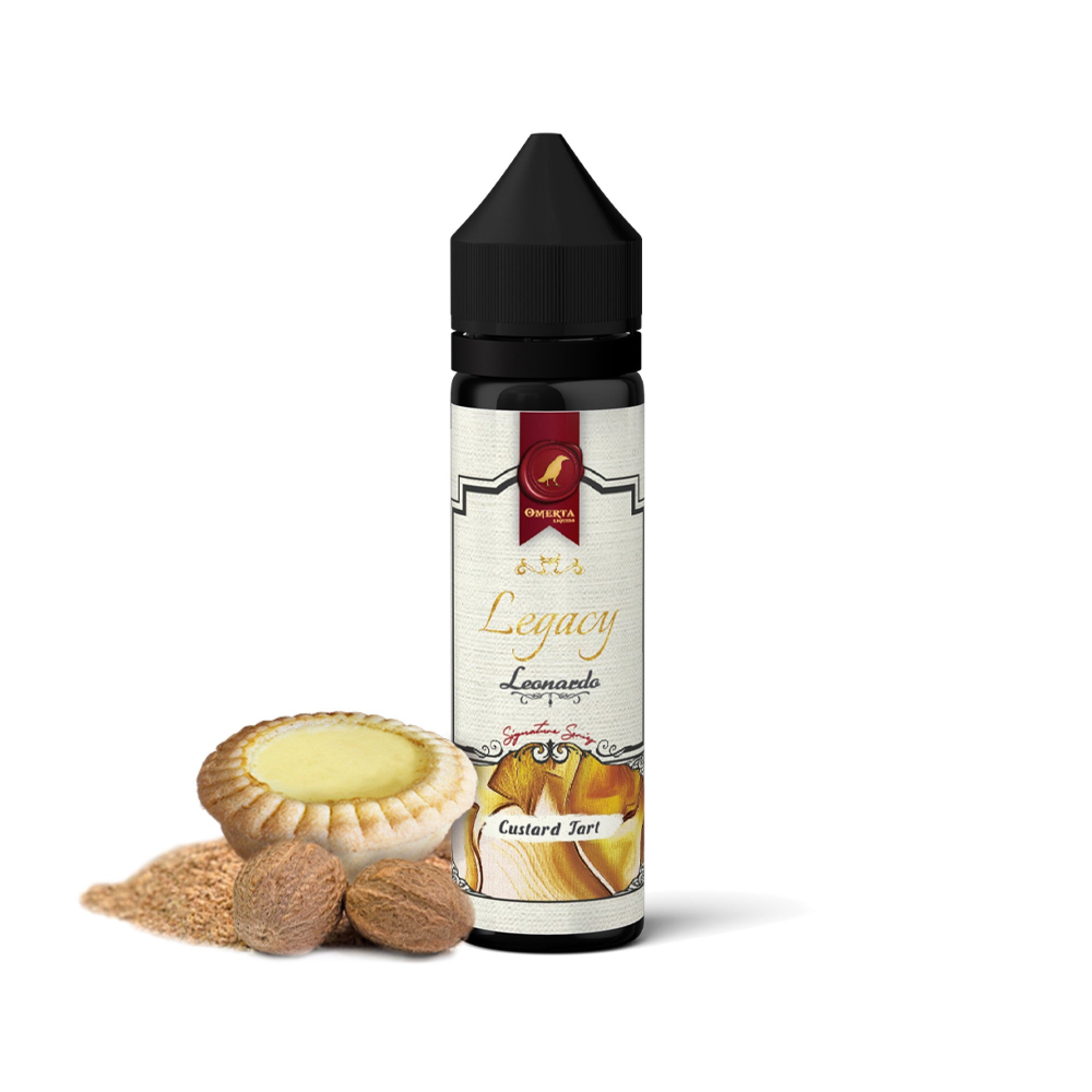 Buy Omerta Legacy Custard Tart Shortfill Vape Juice - Wick and Wire Co Melbourne Vape Shop, Victoria Australia